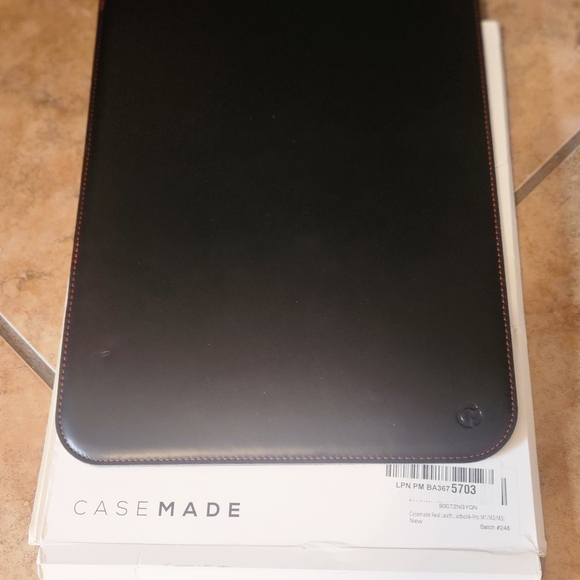 CaseMade Real Leather Laptop Sleeve - Picture 6 of 8